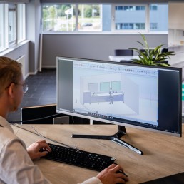 ontwerp roestvrijstalen keukenblok